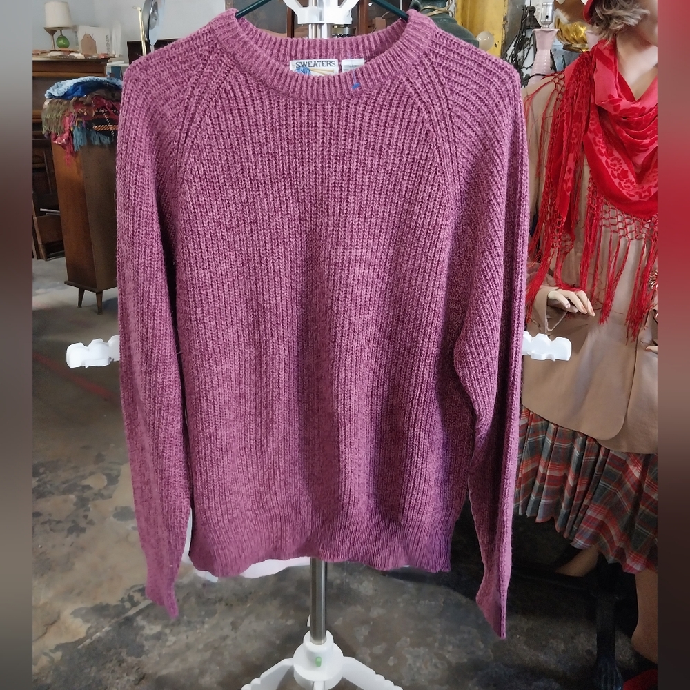 Vtg. Purple Sweater by Sweaters